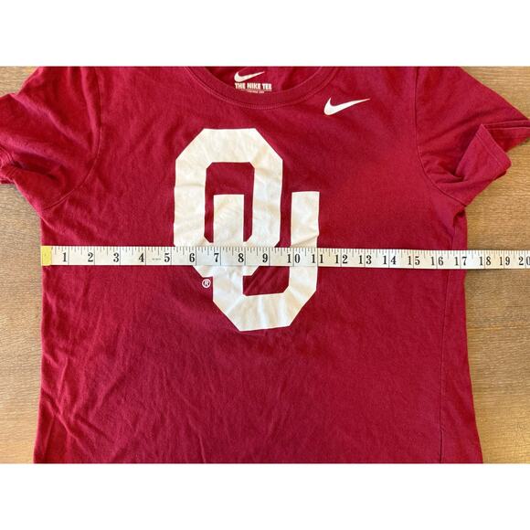 OKLAHOMA UNIVERSITY OU Nike Tee T-Shirt Athletic Fit Gameday Football M - Picture 6 of 7